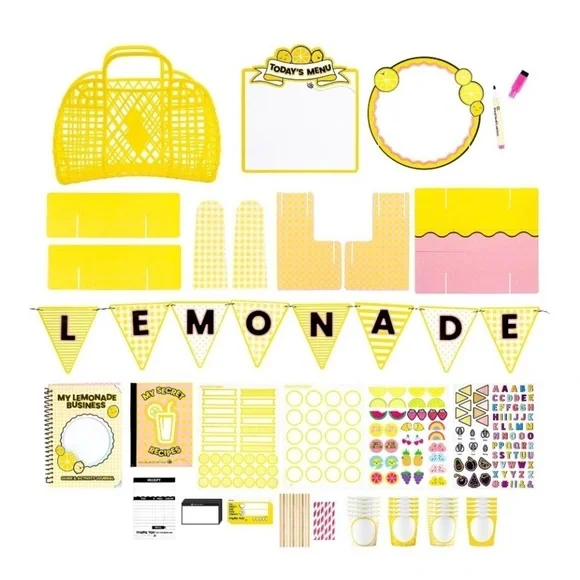 🌸 New Fashion Angels Lemonade Stand Kit, Everything Needed to Run A Kids 🍋 Stand - Picture 10 of 12
